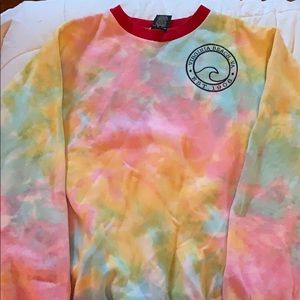Tie dye long Virginia Beach Sweatshirt